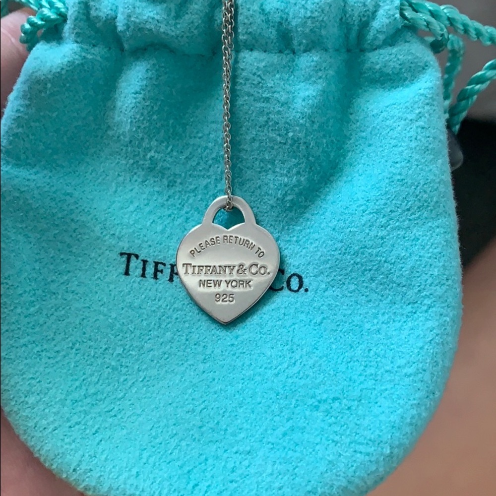 Tiffany & Co. Heart Charm Necklace